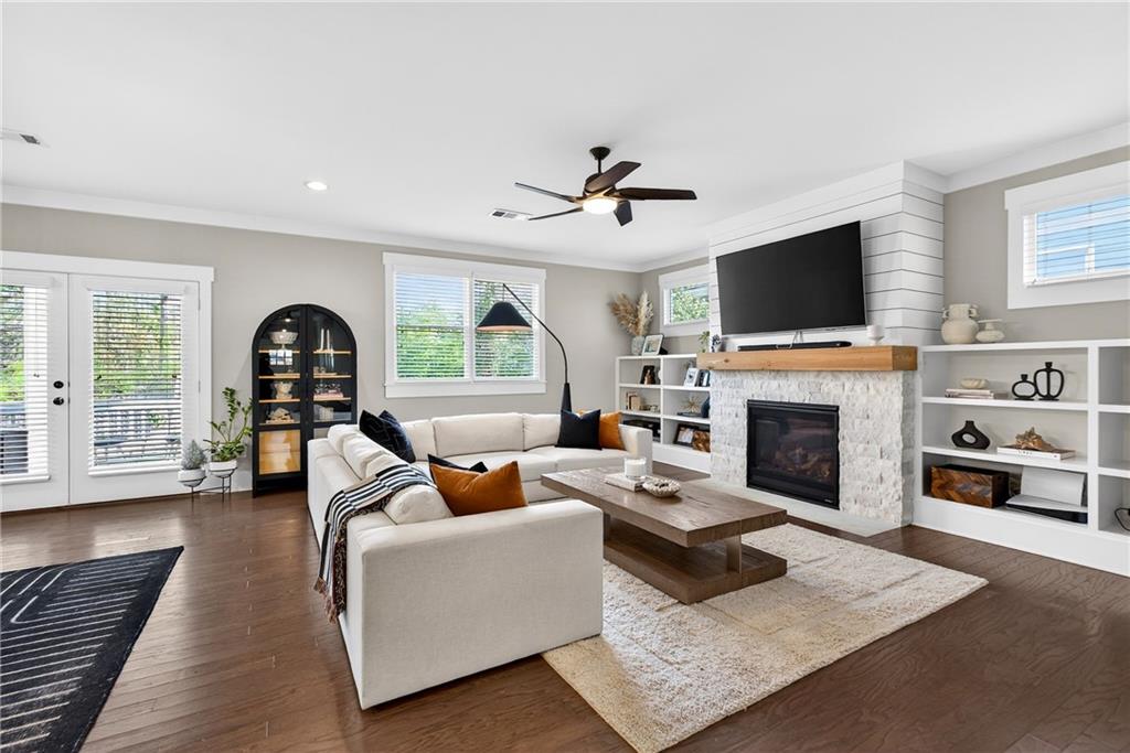 4072 Comanche Drive Tucker, GA 30084 - Photo 6 of 43 a living room with furniture and a fireplace