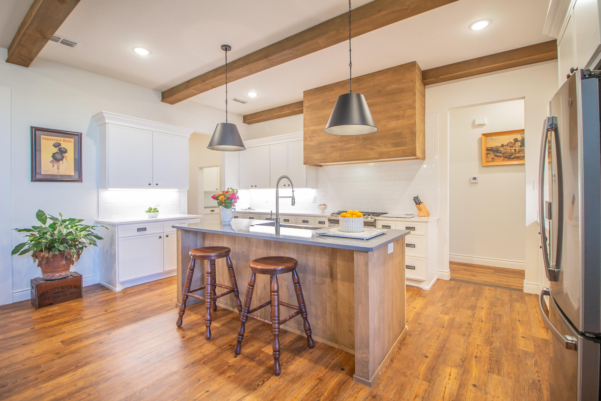 4019 137th Street Lubbock, TX 79423 - Photo 14 of 46 a kitchen with a sink and cabinets