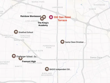 $1,250,000 | 592 San Remi Terrace, Sunnyvale, CA 94085