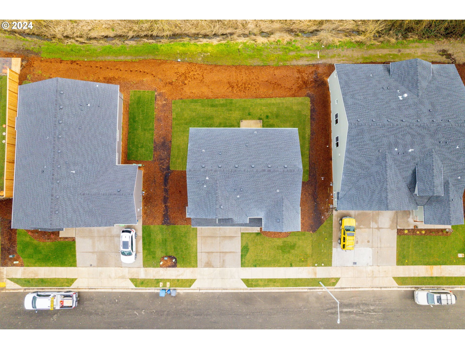 235 Walnut Street Mount Angel, OR 97362 - Photo 23 of 25 an aerial view of residential houses with outdoor space and ocean view