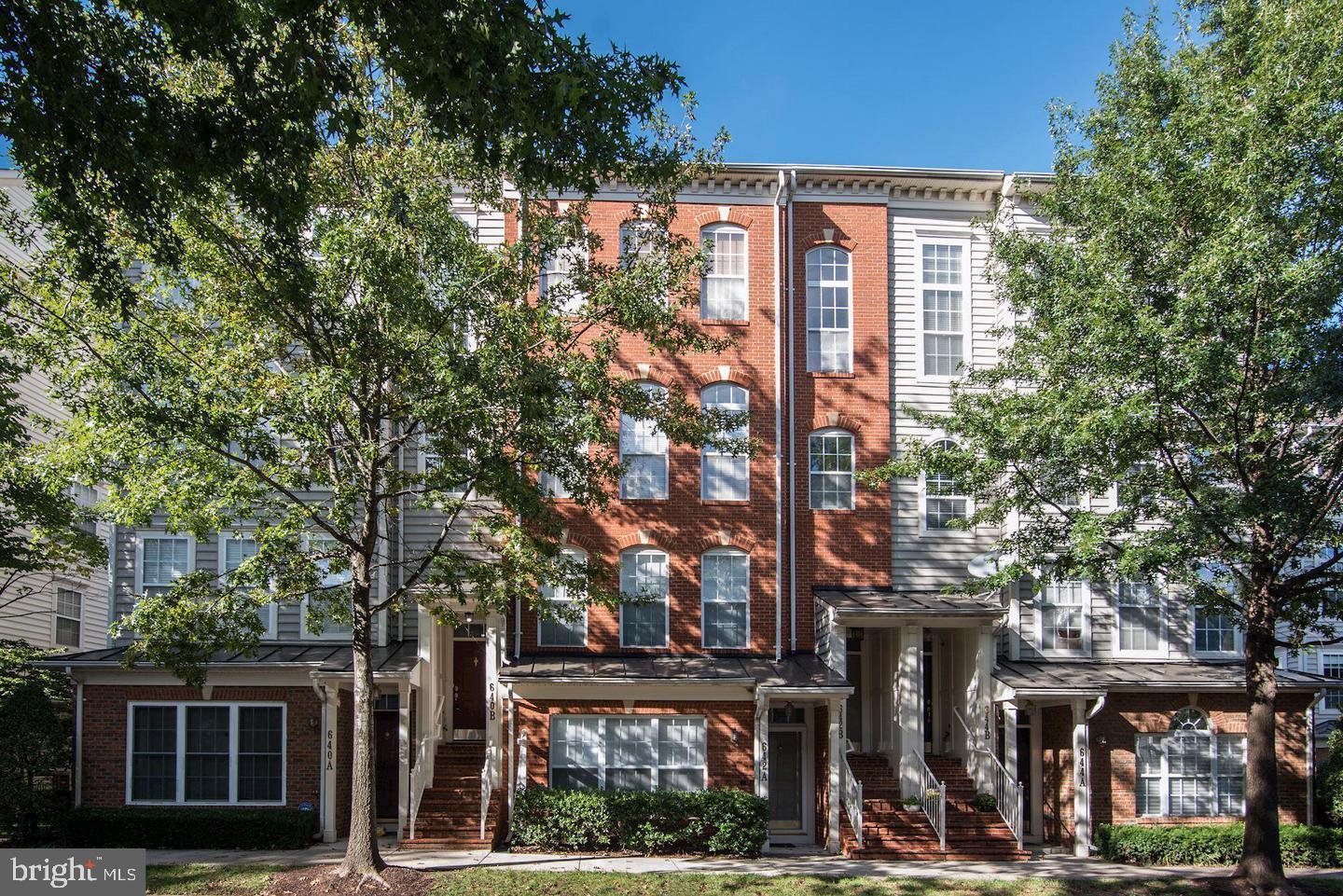 640 Main Street, Unit 640B Gaithersburg, MD 20878 - Photo 1 of 65 front view of a building with a tree