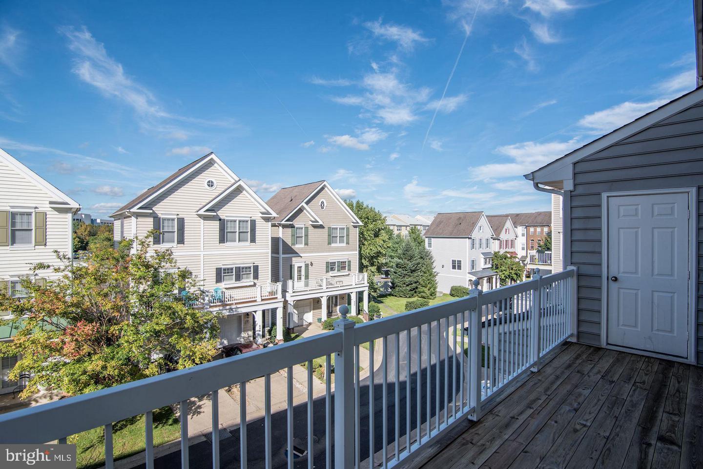 640 Main Street, Unit 640B Gaithersburg, MD 20878 - Photo 41 of 65 a view of a street from a balcony