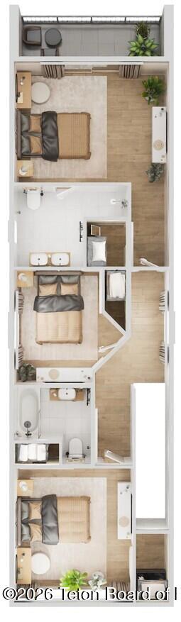 8748 Windy Ridge Road Victor, ID 83455 - Photo 12 of 15 Taylor Second Floor Layout