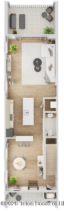 8748 Windy Ridge Road Victor, ID 83455 - Photo 14 of 15 Taylor Main Floor Layout