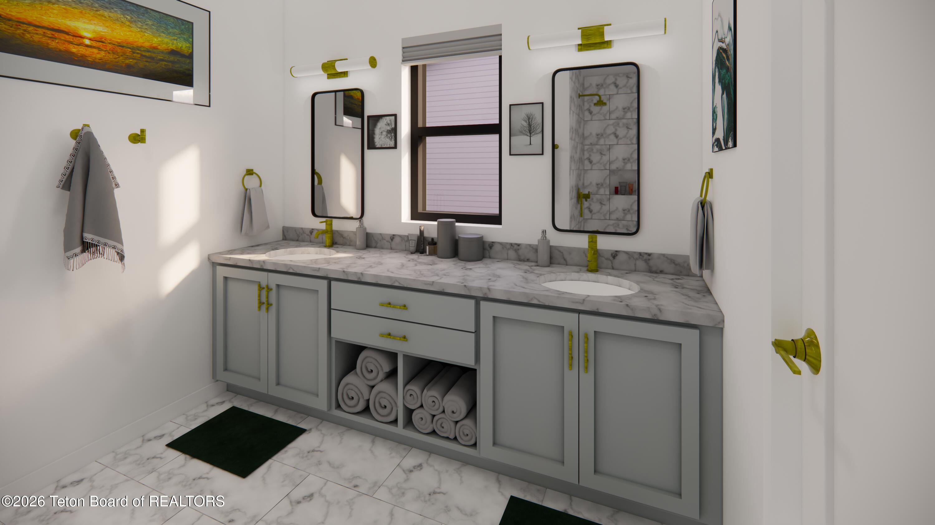 8748 Windy Ridge Road Victor, ID 83455 - Photo 9 of 15 Taylor Bathroom 2