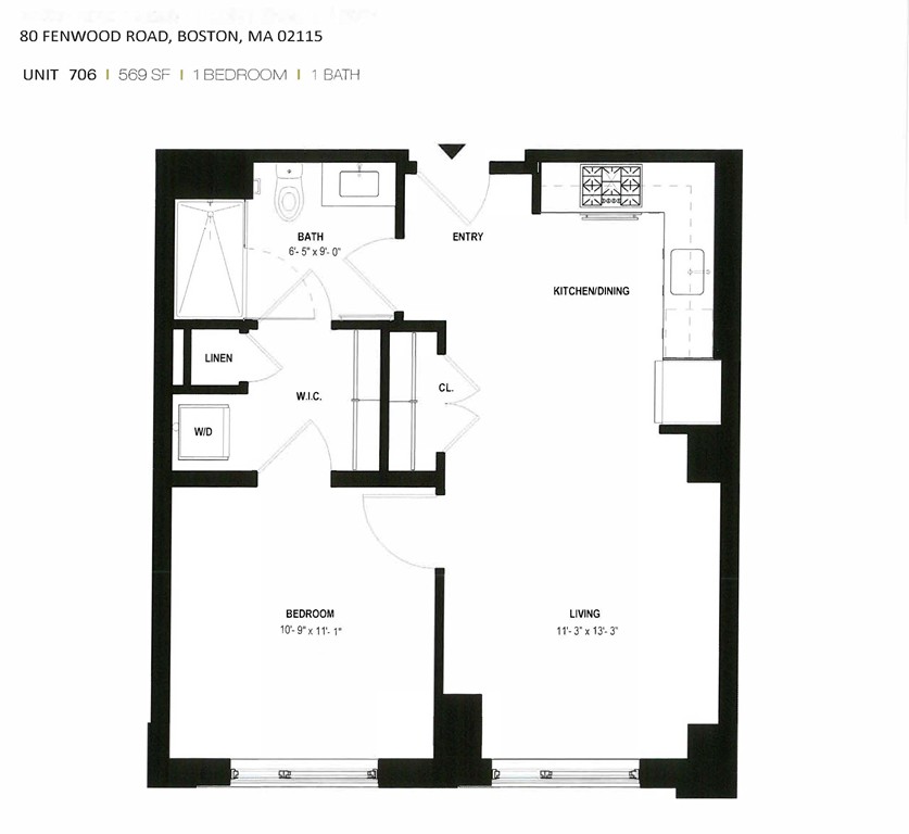 80 Fenwood Road, Unit 706 Boston, MA 02115 - Photo 21 of 21 Gallery Image 21