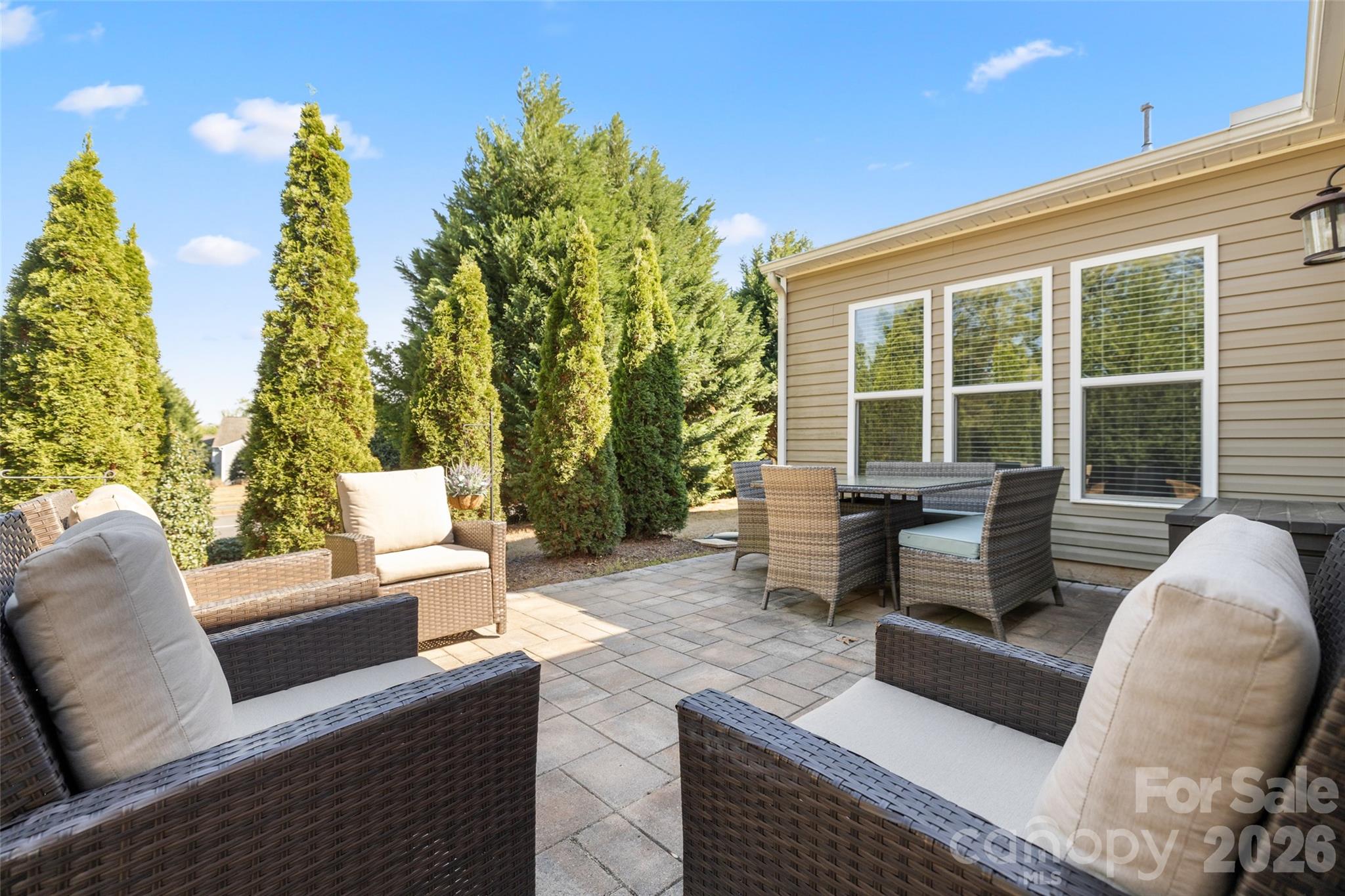1002 Falling Leaf Street Indian Land, SC 29707 - Photo 28 of 45 a outdoor living space with furniture and a potted plant