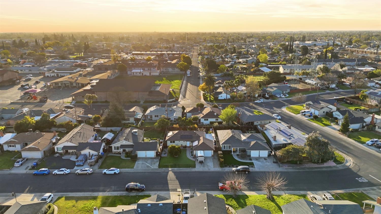 355 Harding Avenue Manteca, CA 95336 - Photo 19 of 21 an aerial view of residential building with parking