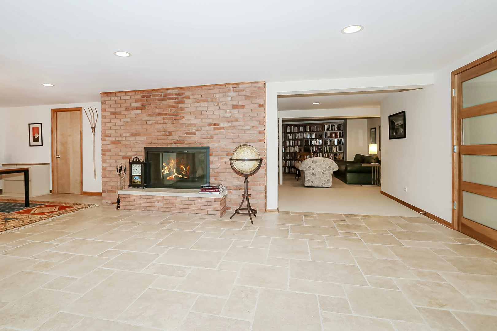 363 Bateman Road Barrington Hills, IL 60010 - Photo 29 of 40 a view of a livingroom with furniture and a fireplace