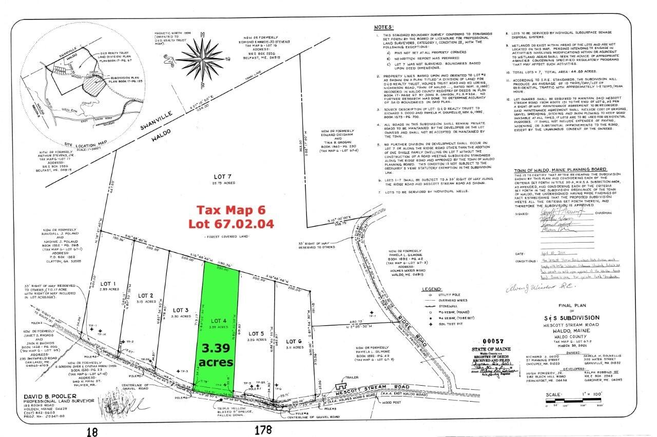 36 Wescott Streme Belfast, ME 04915 - Photo 13 of 38 4 - Survey MS 2 psd