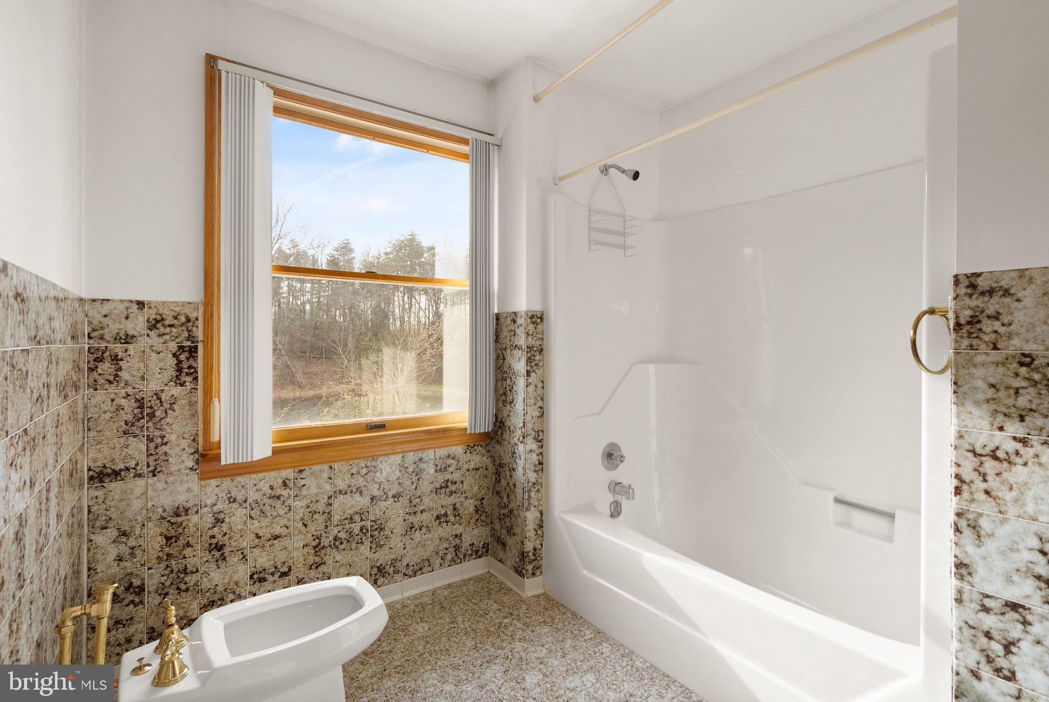 375 7 Ponds Road Amissville, VA 20106 - Photo 73 of 106 hall bathroom 2 with Italian tiles