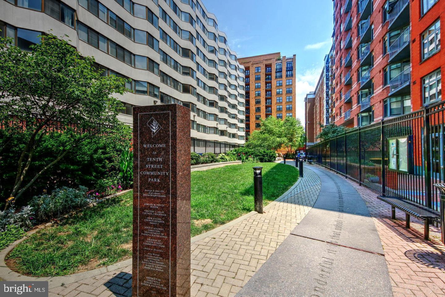 1117 10th Street Northwest, Unit 301 Washington, DC 20001 - Photo 35 of 38 a view of pathway with building exterior