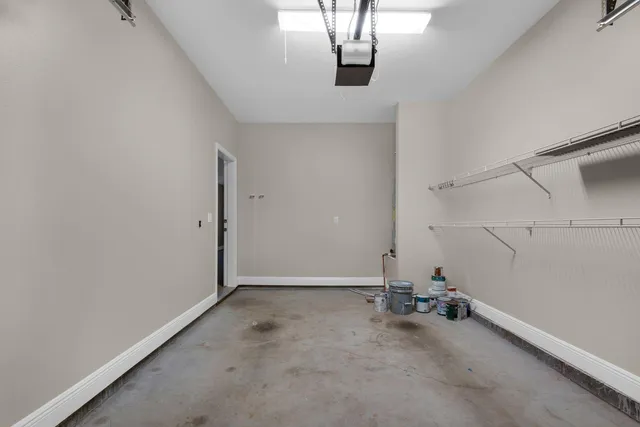 an empty room with a empty space