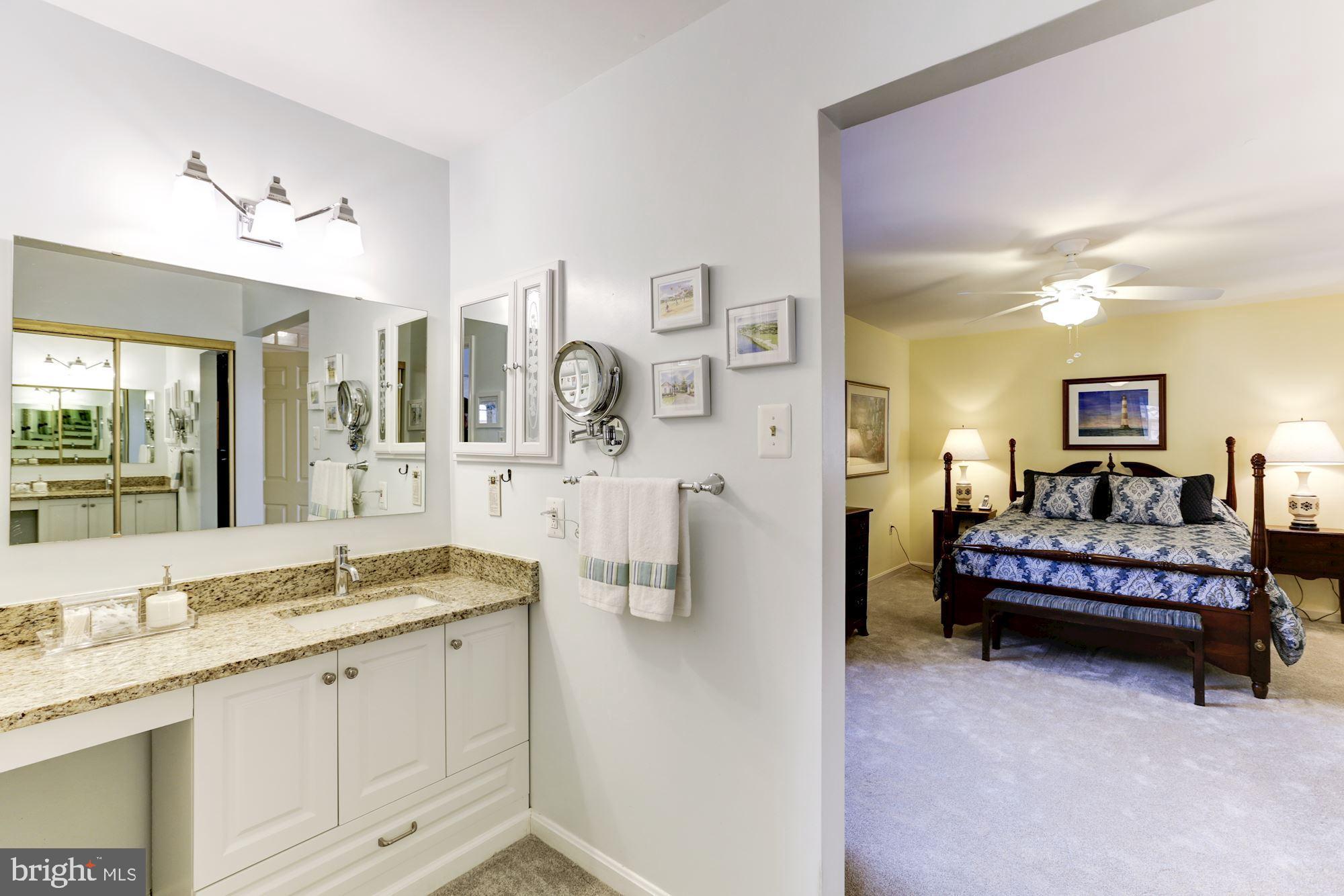 11677 Bennington Woods Road Reston, VA 20194 - Photo 31 of 51 MBA has a dressing area with a granite vanity