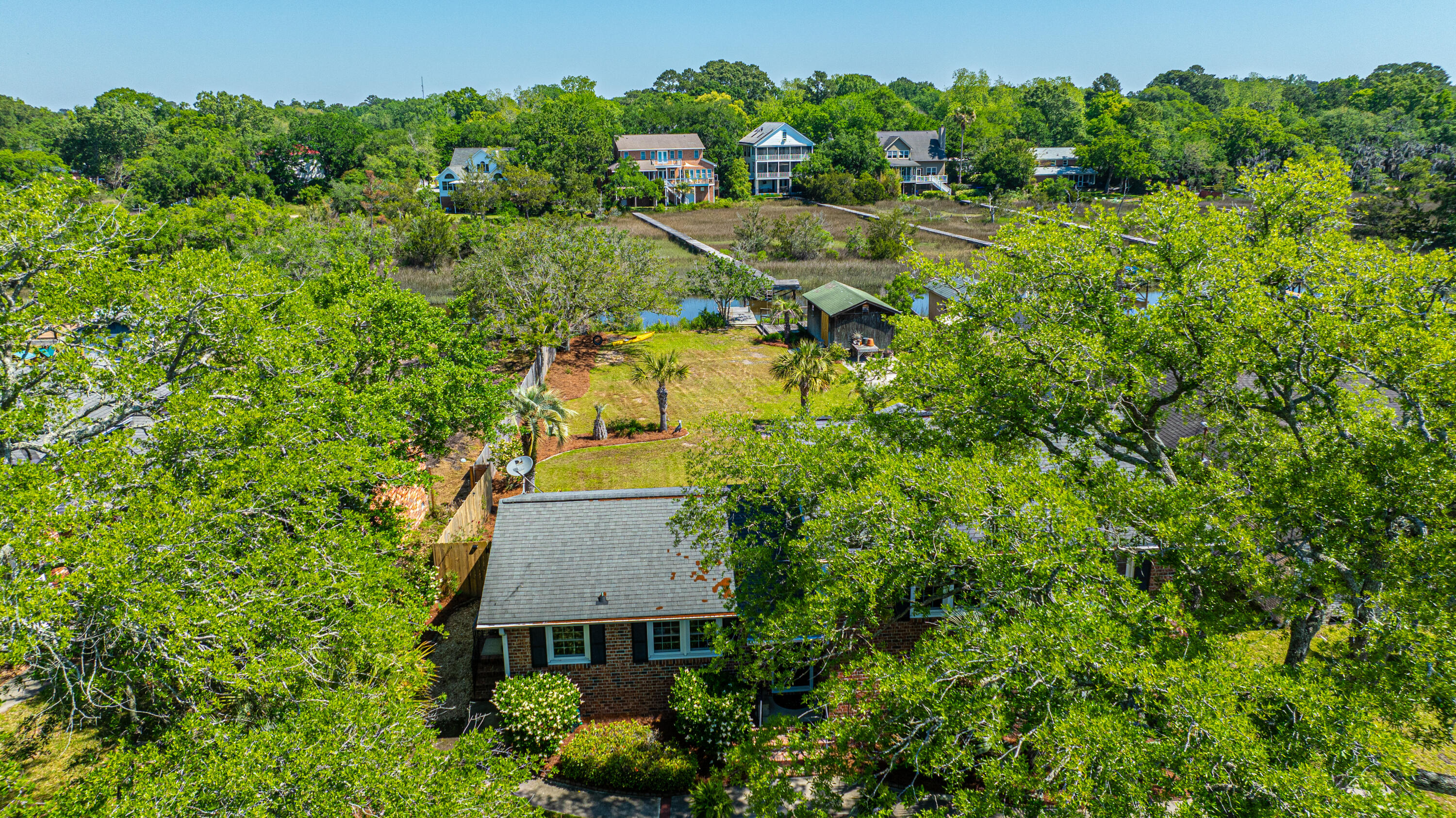 1890 Capri Drive Charleston, SC 29407 - Photo 31 of 47 Aerial of Lot