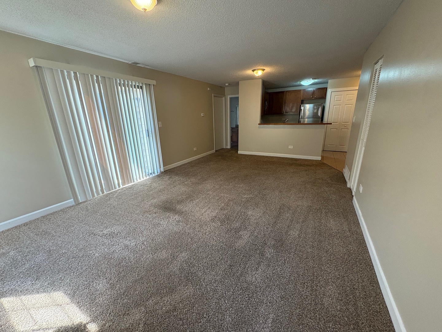 1979 North Hicks Road, Unit 104 Palatine, IL 60074 - Photo 4 of 7 an empty room with a bathroom and mirror