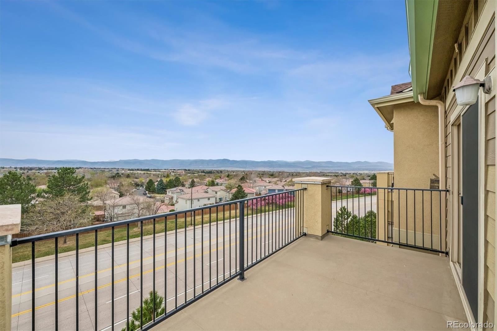 1044 Rockhurst Drive, Unit 404 Highlands Ranch, CO 80129 - Photo 25 of 28 a view of balcony with city view