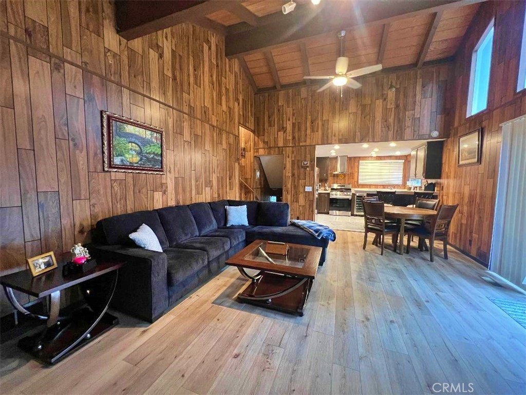 1198 Arbula Drive Crestline, CA 92325 - Photo 13 of 27 a living room with furniture and wooden floor