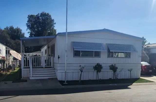 a front view of a house with entryway
