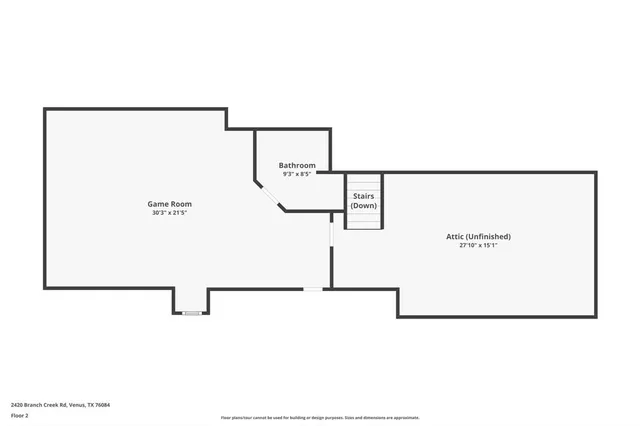 $625,000 | 2420 Branch Creek Road, Venus, TX 76084