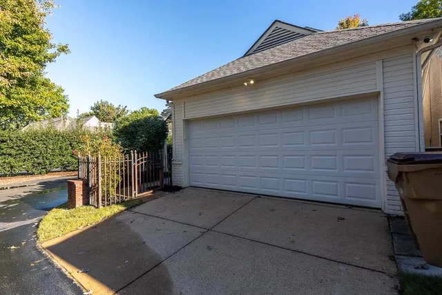 a view of a house with a garage