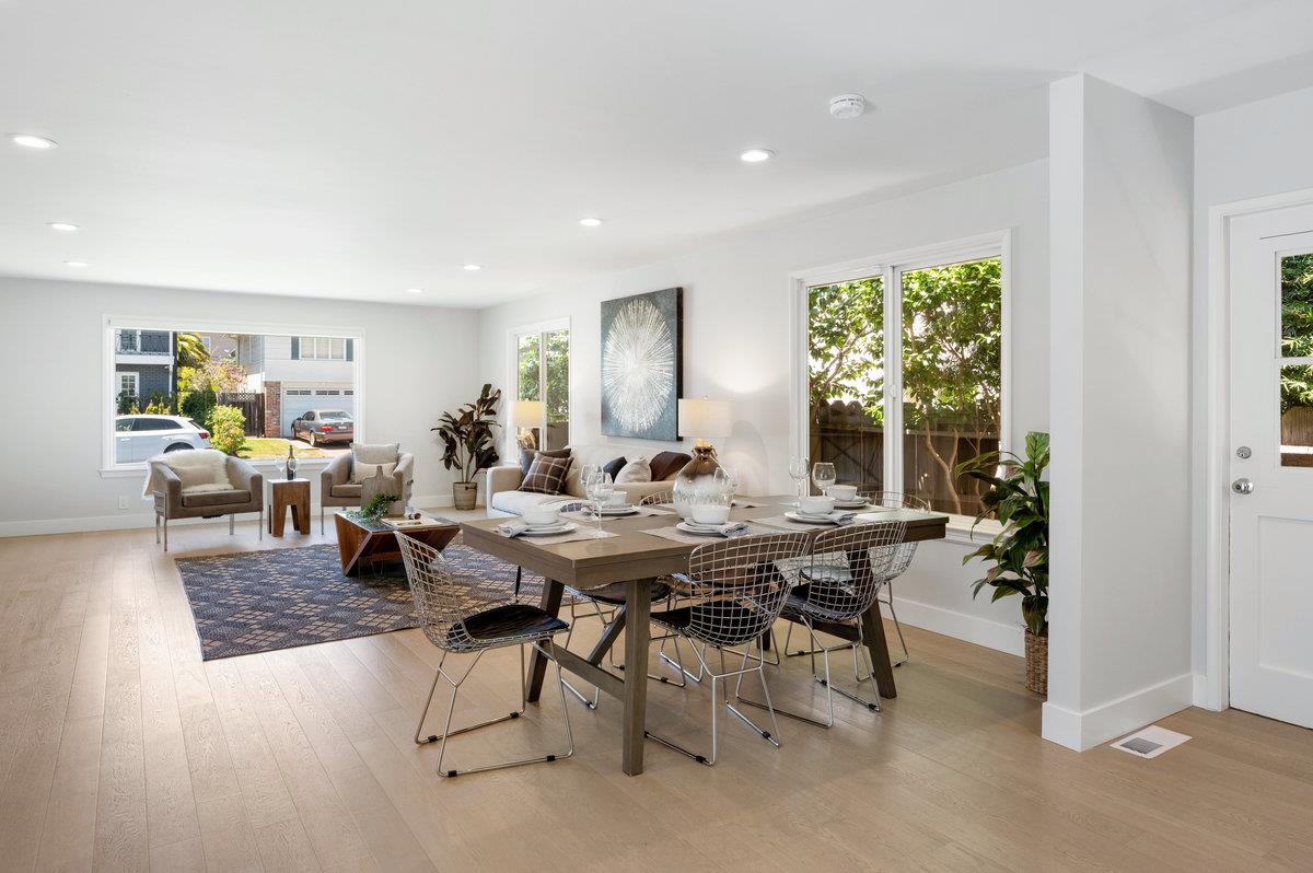 545 Alhambra Road San Mateo, CA 94402 - Photo 19 of 59 a living room with furniture and a large window
