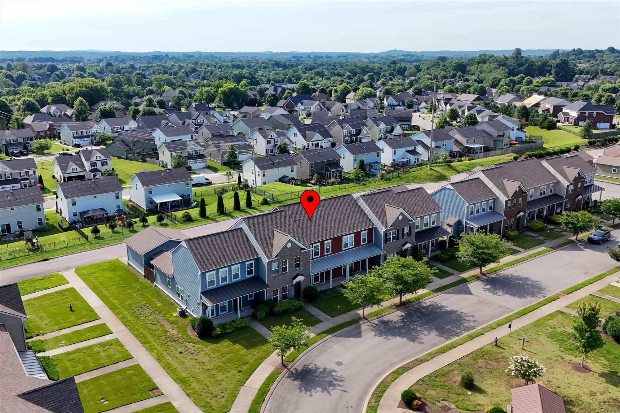 2050 Hemlock Drive Spring Hill, TN 37174 - Photo 31 of 48 an aerial view of a house with a garden
