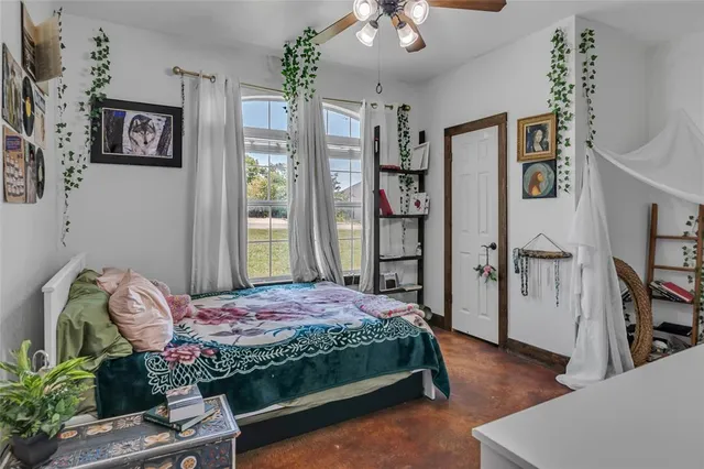 a bathroom with a sink vanity and a mirror
