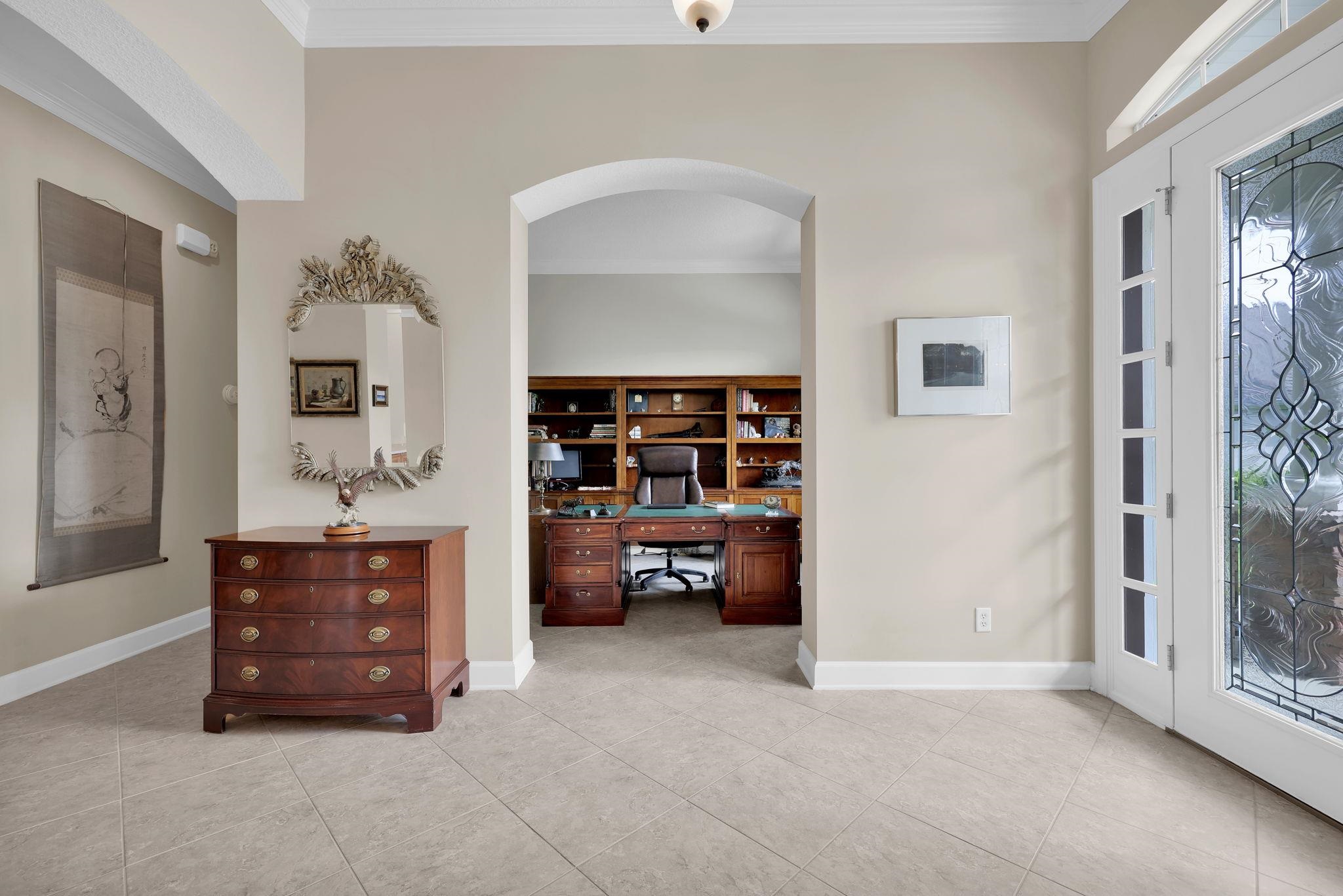 159 La Mesa Drive St. Augustine, FL 32095 - Photo 6 of 85 a living room with furniture and a fireplace