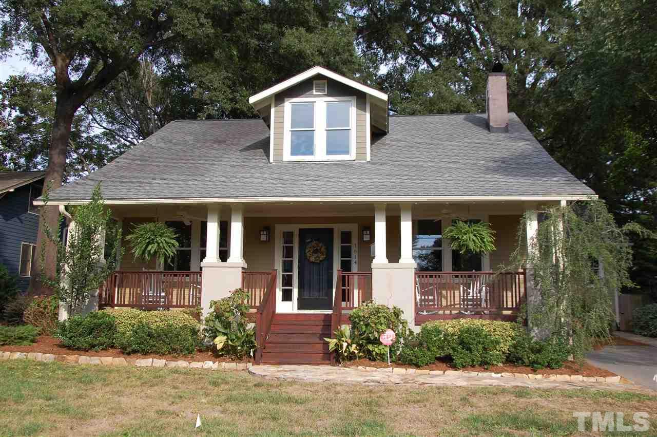 1614 Scales Street Raleigh, NC 27608 - Photo 1 of 25 front view of a house with a yard