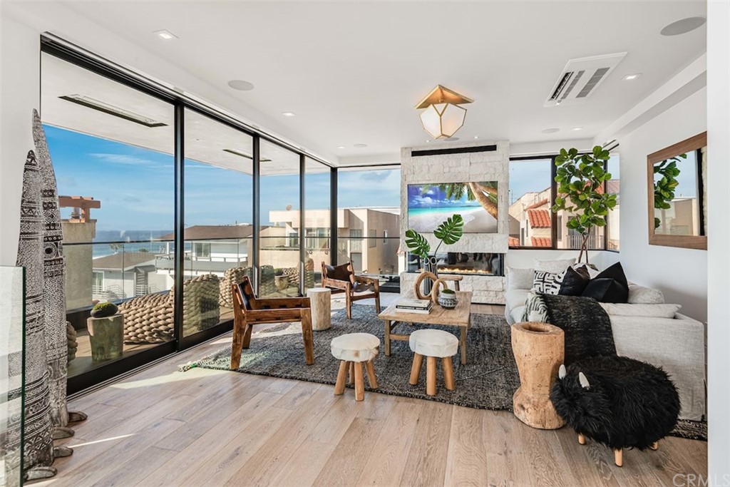 200 40th Street Manhattan Beach, CA 90266 - Photo 18 of 57 a very nice looking living room with furniture and floor to ceiling window