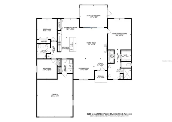 $362,000 | 3125 North Canterbury Lake Drive, Hernando, FL 34442