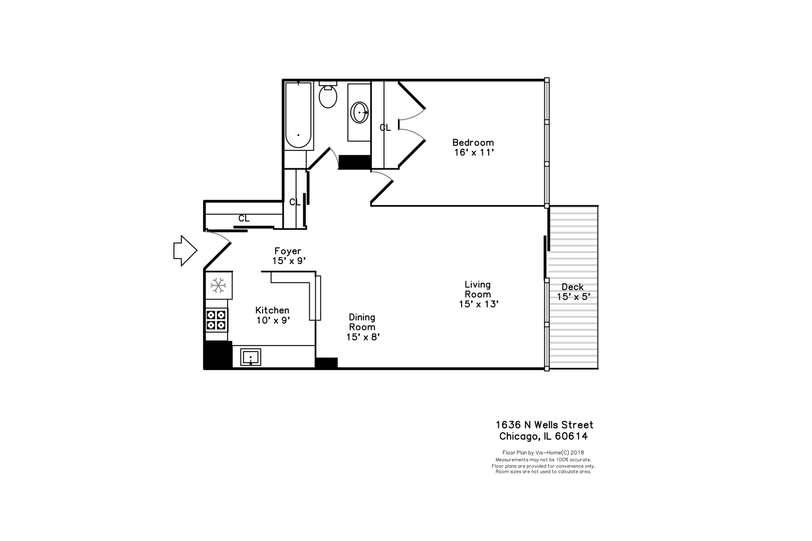 1636 North Wells Street, Unit 2311 Chicago, IL 60614 - Photo 20 of 20
