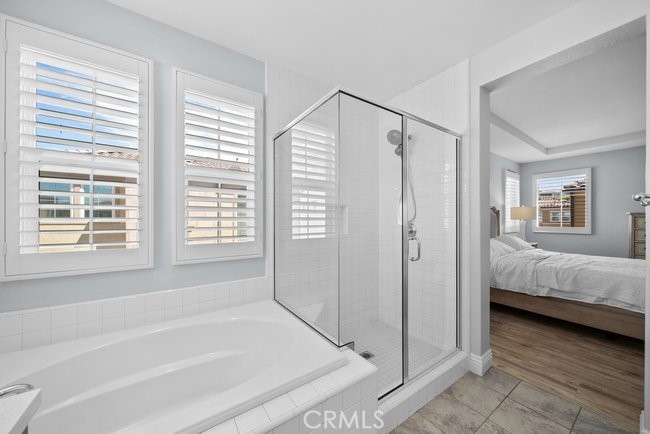 20661 West Beech Porter Ranch Porter Ranch, CA 91326 - Photo 27 of 49 Primary Bath with Soaking Tub, Walk-In Shower, Walk-In Closet and Private Toilet Room