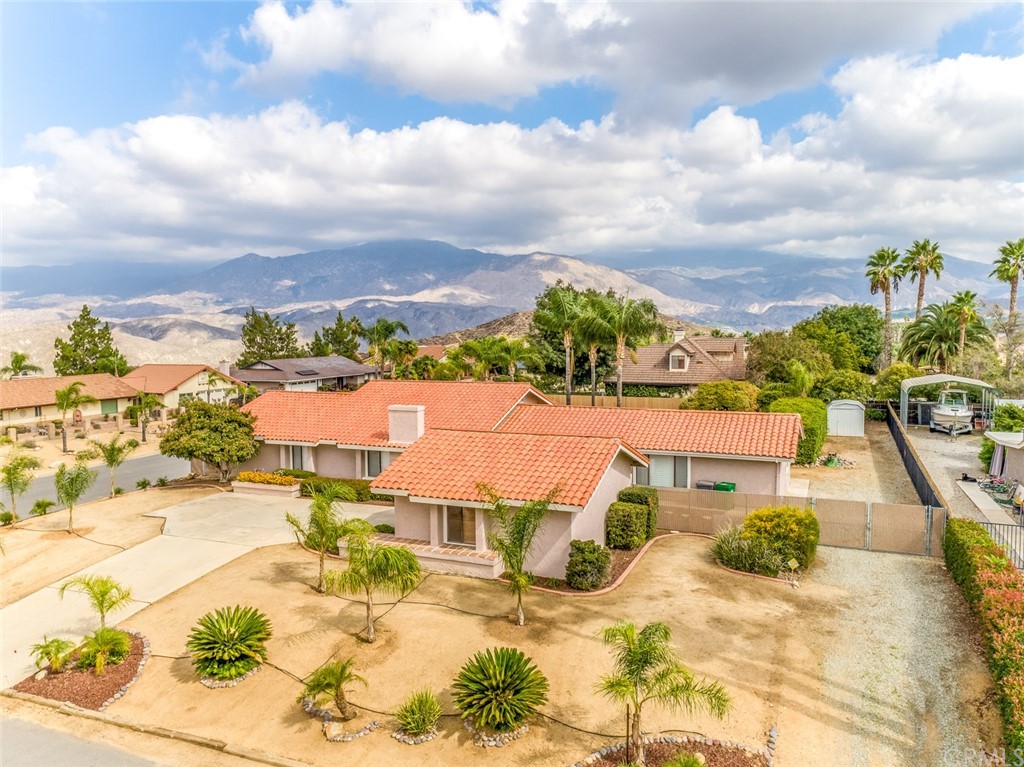 26600 Rim Road Hemet, CA 92544 - Photo 1 of 1 a view of a house with a yard and potted plants