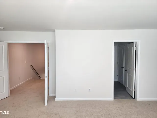 a view of an empty room