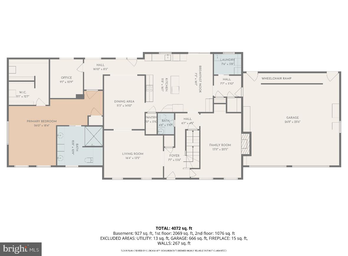 4410 Guinea Road Fairfax, VA 22032 - Photo 58 of 59 Main Level Floor Plan