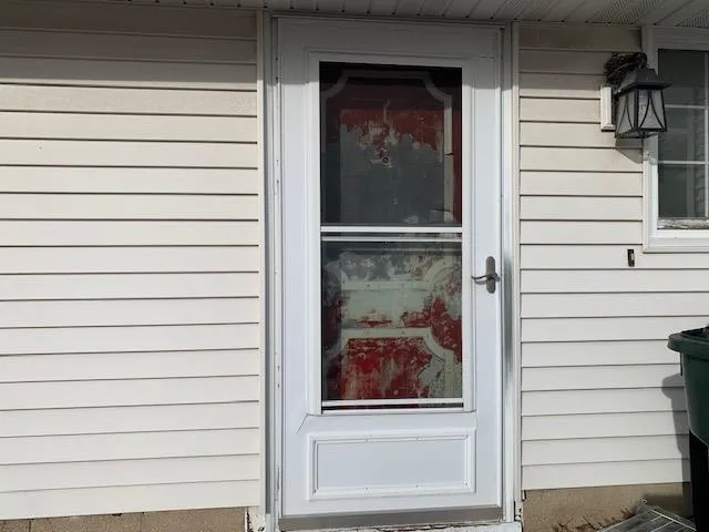a view of a back yard of the house