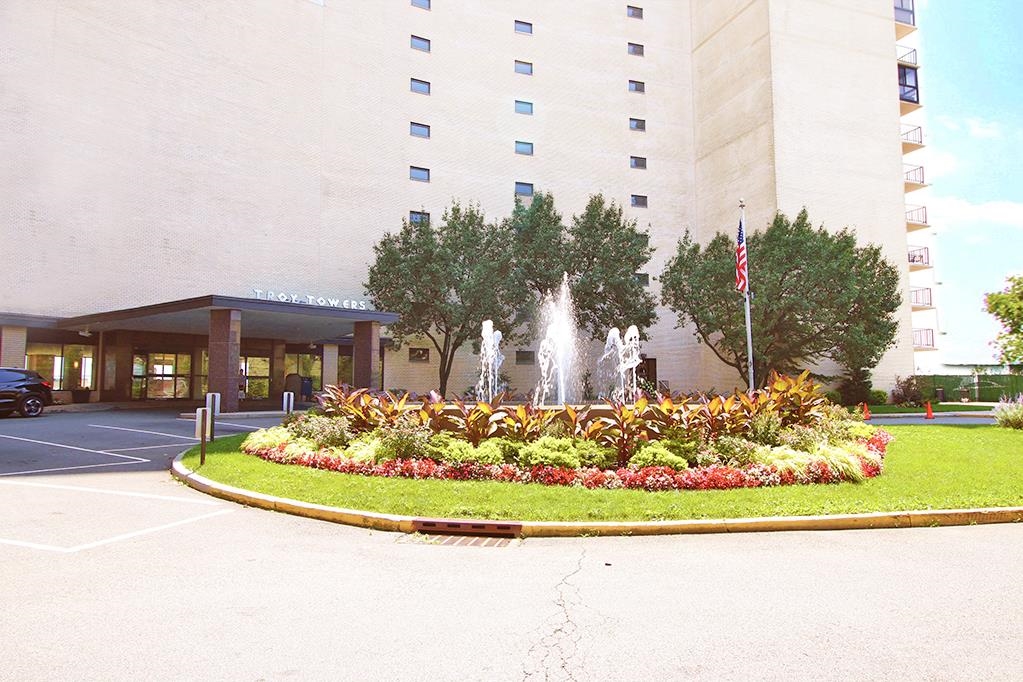 380 Mountain Road, Unit 612 Union City, NJ 07087 - Photo 31 of 45 a view of a fountain in the backyard of a house