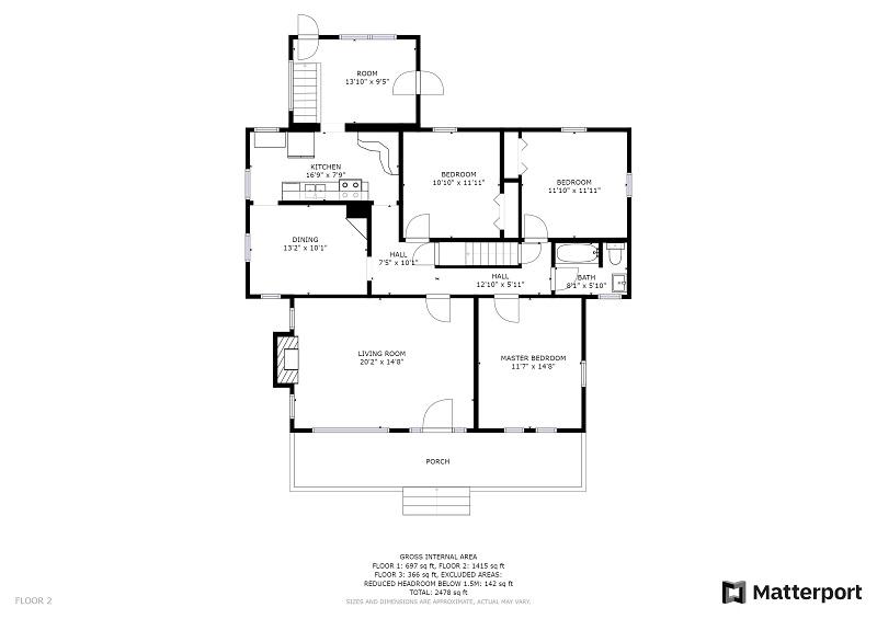 1961 Belleville Road Southwest Roanoke, VA 24015 - Photo 40 of 42 Entry level floor plan