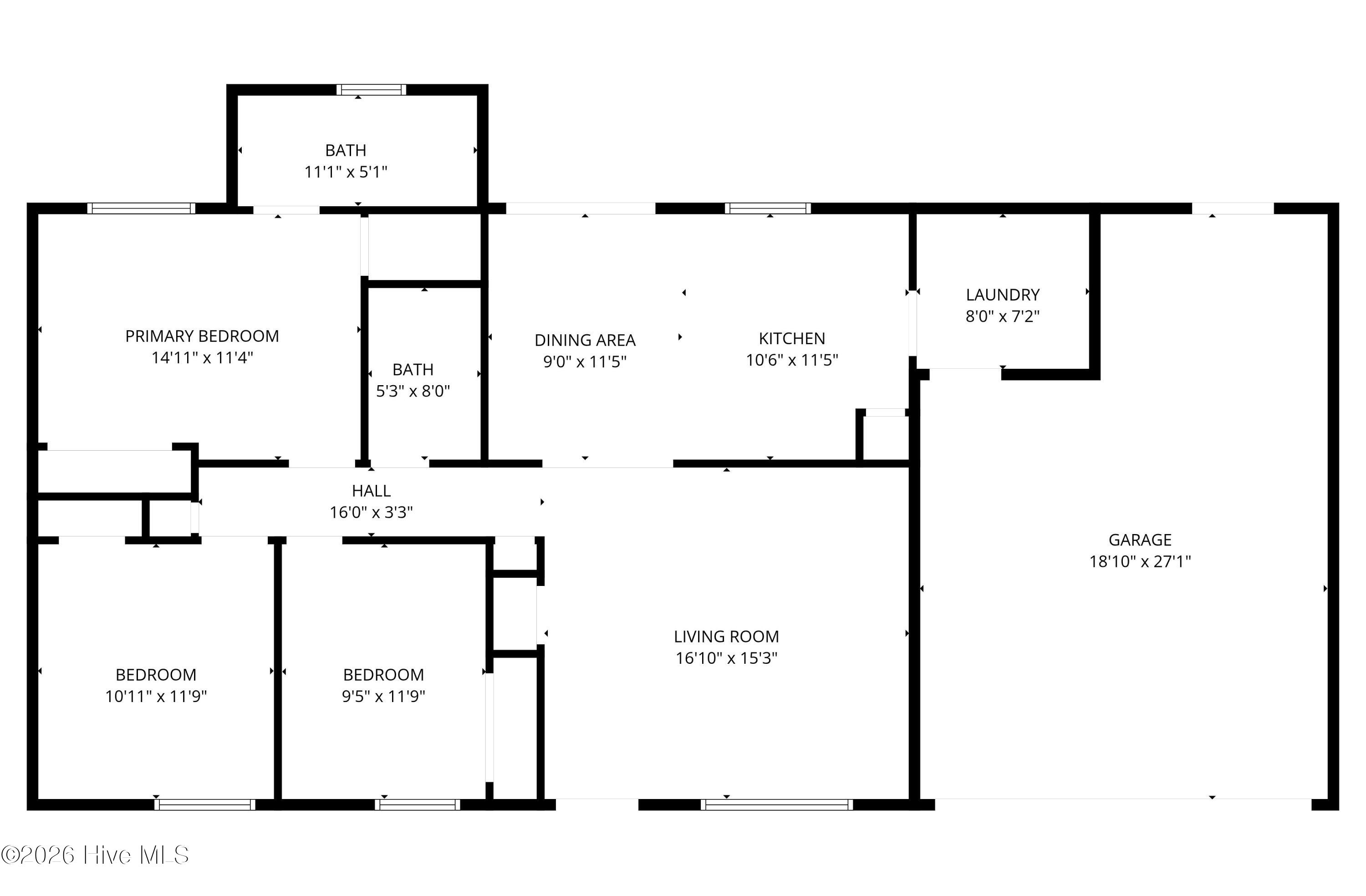 321 Basil Court Hubert, NC 28539 - Photo 24 of 24 Floor Plan