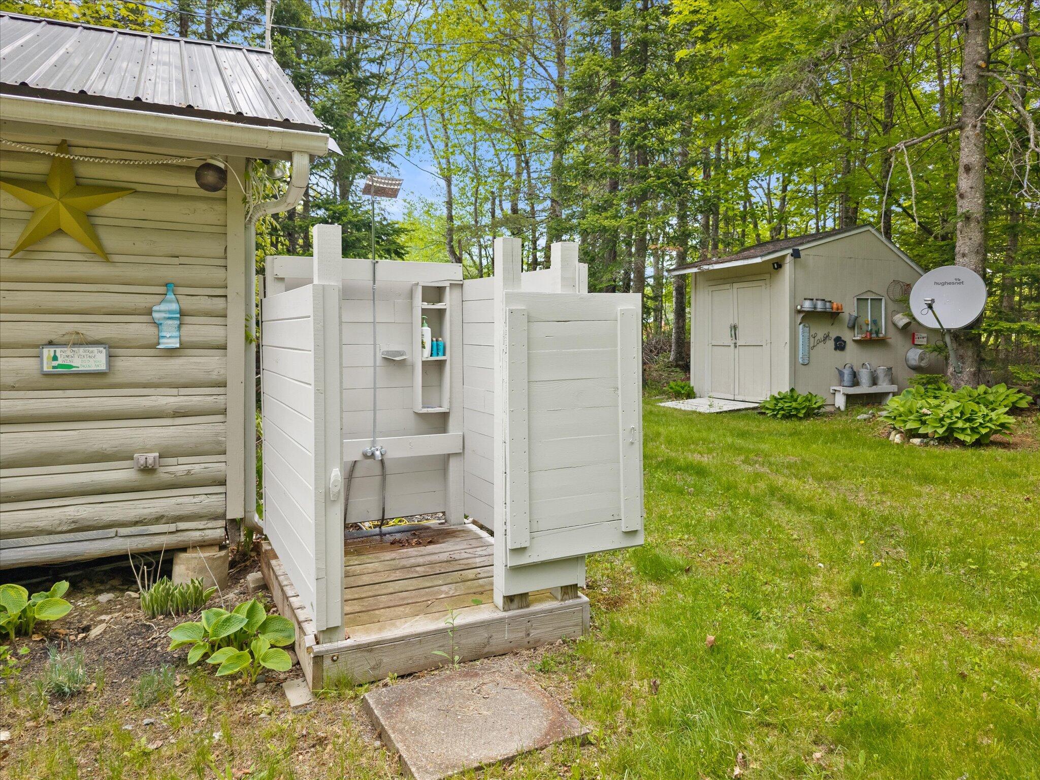 22 Old Ml Road Talmadge, ME 04492 - Photo 8 of 51 Outdoor shower...