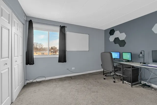 a view of a workspace with a window