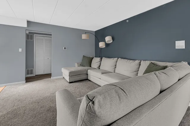 a living room with a couch