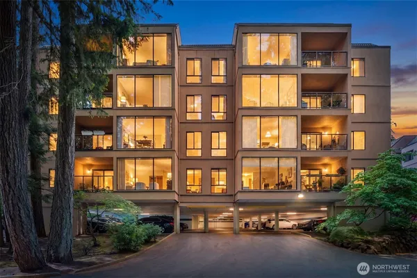 a view of a building with a lot of windows