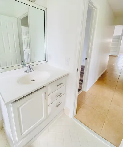 a view of a garden with an outdoor space