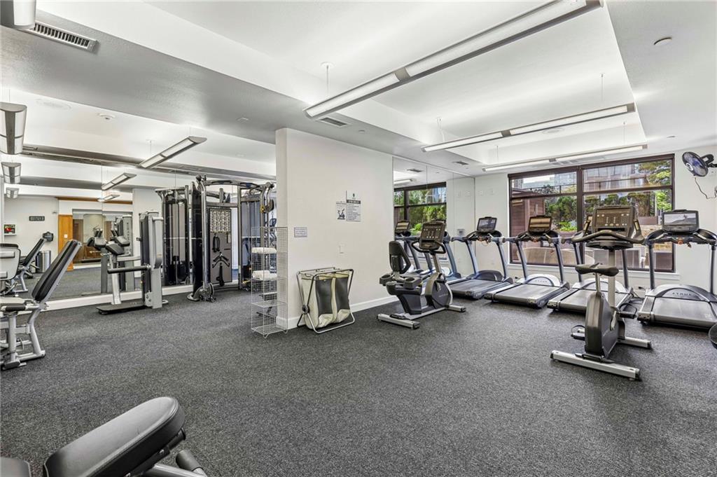 3445 Stratford Road Northeast, Unit 3105 Atlanta, GA 30326 - Photo 40 of 47 a view of a room with gym equipment