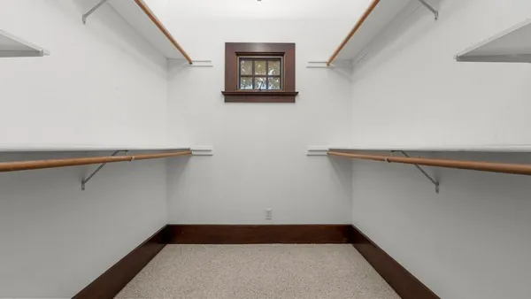 a view of a room with shelf