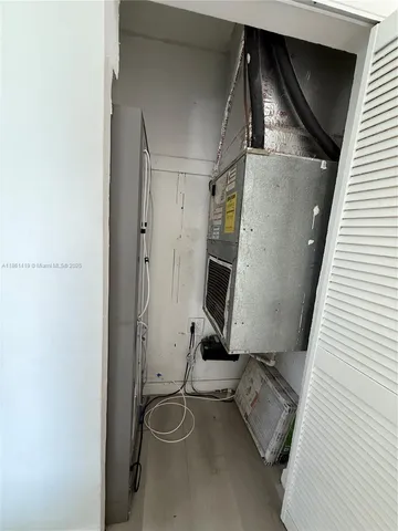 a view of storage and utility room