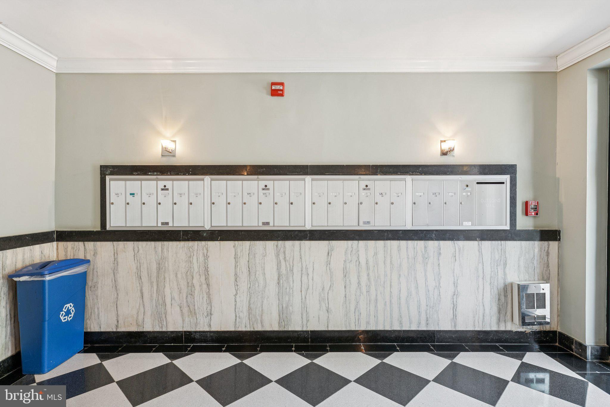 1440 Columbia Road Northwest, Unit 204 Washington, DC 20009 - Photo 22 of 23 a view of a black and white checkered wall